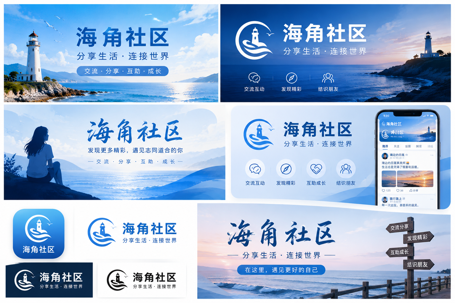 海角社区城市生活主题画面